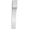 Ekena Millwork 4-in. W x 18-in. D x 26-in. H Legacy Architectural Grade PVC Knee Brace BRCP04X18X26LEC - alternate 3